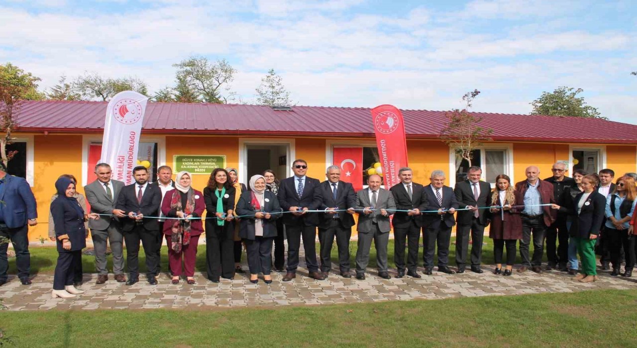 Düzcede kadın üreticiler kooperatifleşti