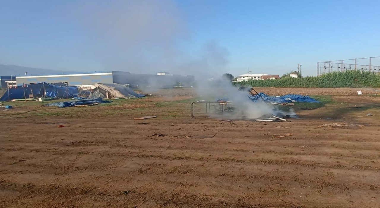 Düzcede kanepe yakan kişiye para cezası