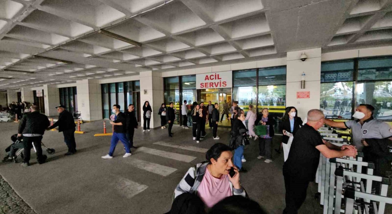 Edirne Sultan I Murat Devlet Hastanesinde yangın paniği