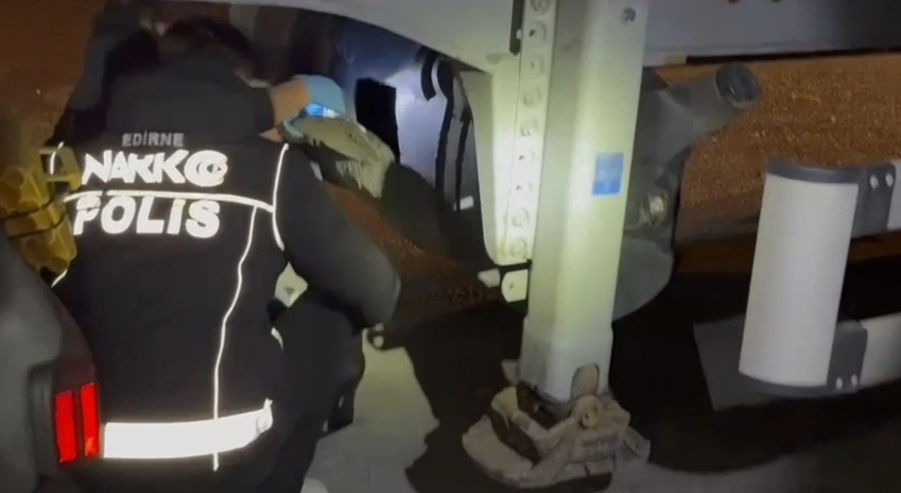 Edirnede 210 milyon liralık kokain operasyonu