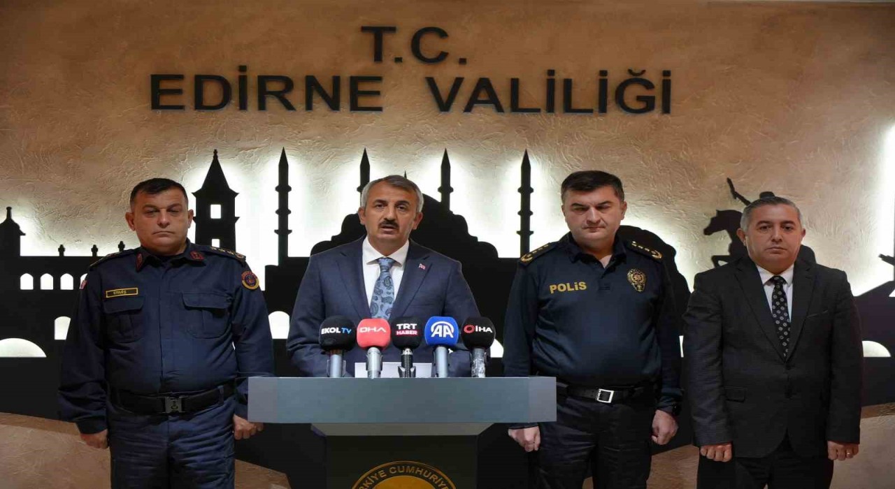 Edirnede 9 ayda 287 terör örgütü üyesi yakalandı