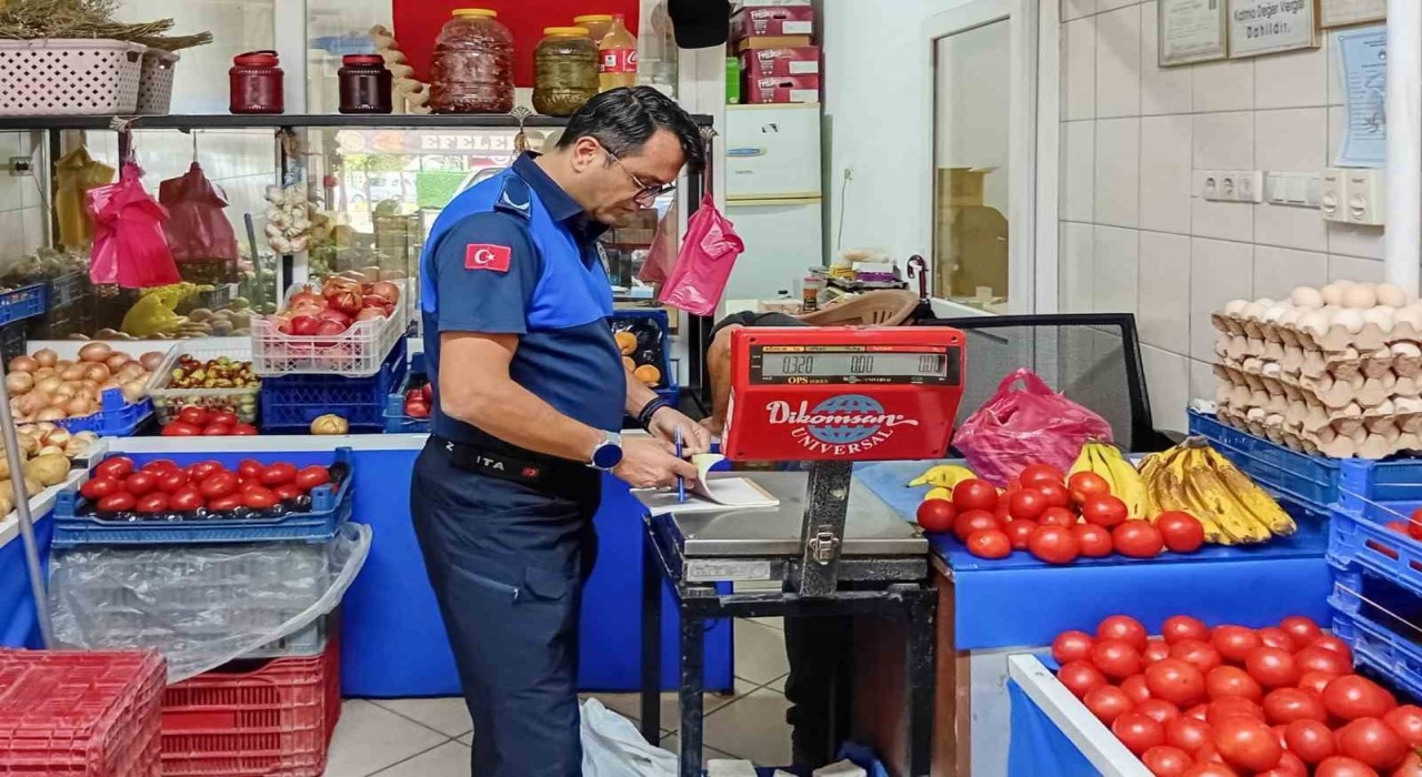 Efelerde manavlar denetlendi