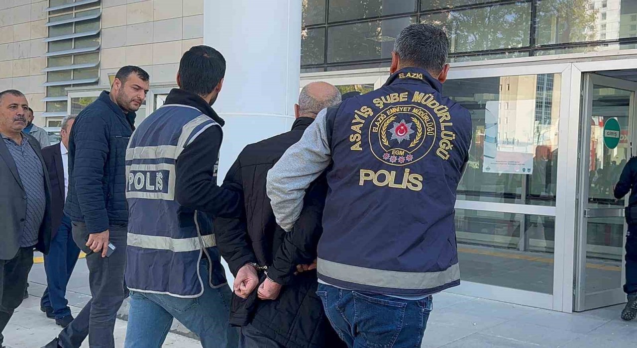 Elazığda gazeteciye silahlı saldırıda bulunan şüpheli adliyeye sevk edildi