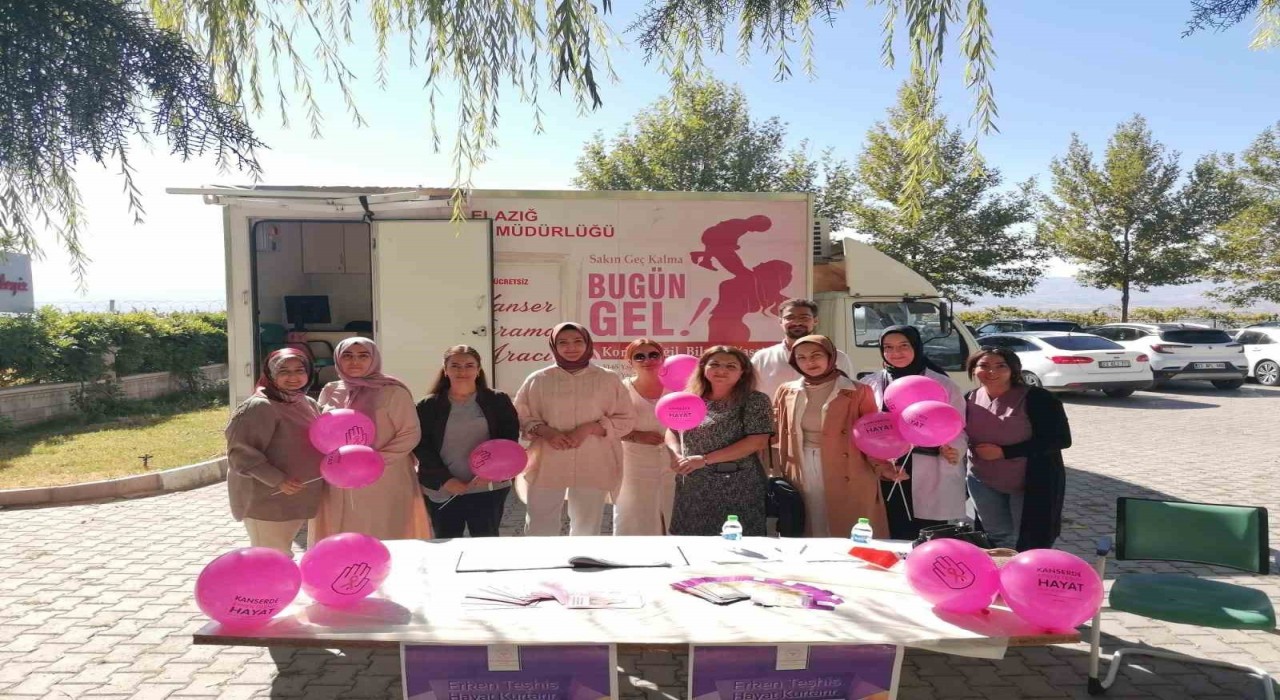 Elazığda meme kanseri farkındalık çalışması