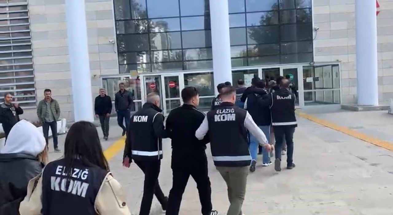 Elazığda polis suçlulara göz açtırmıyor: 8 tutuklama