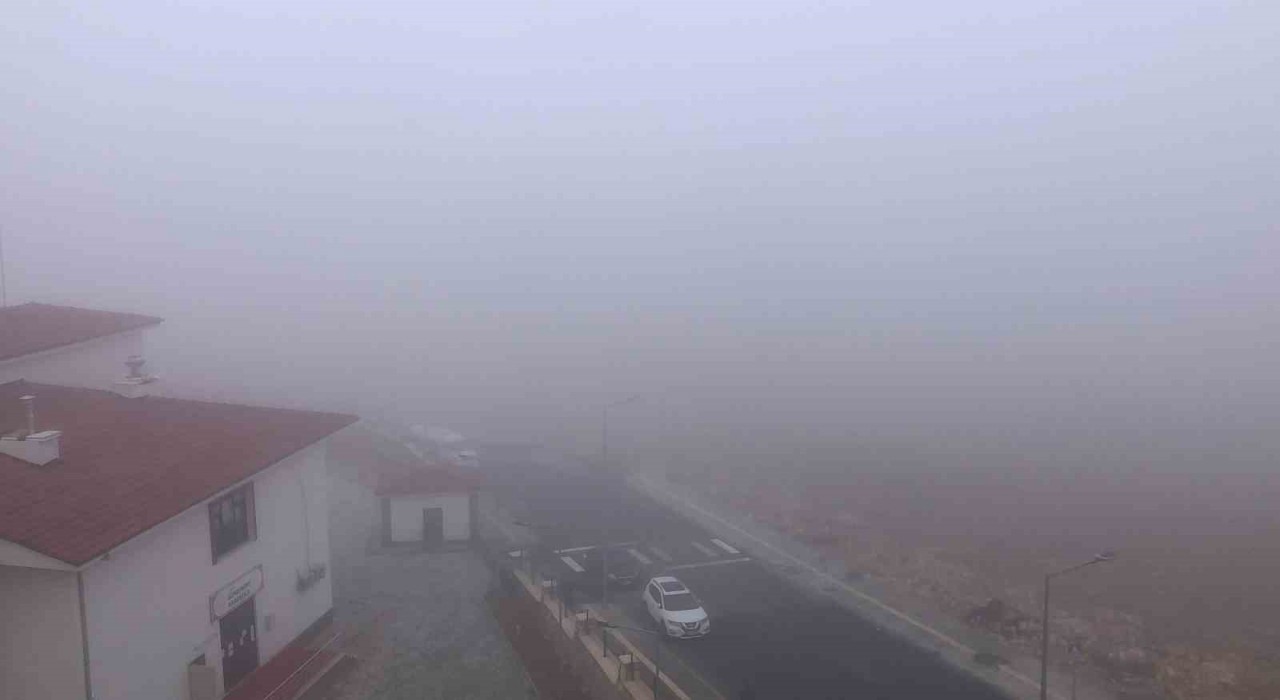 Elazığda sis etkili oldu