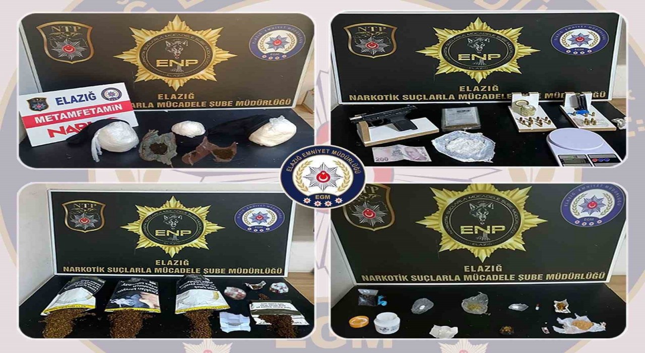 Elazığda uyuşturucu operasyonu: 8 şüpheli tutuklandı