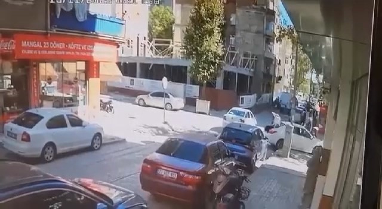 Elazığdaki kaza kameralara yansıdı