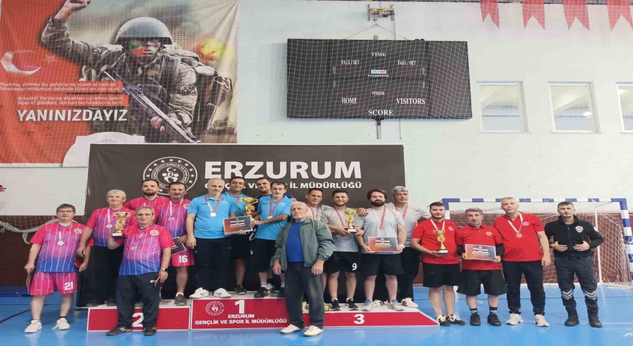 Erzurum İl Sağlık Müdürlüğü Kamu Spor Oyunlarında şampiyon oldu