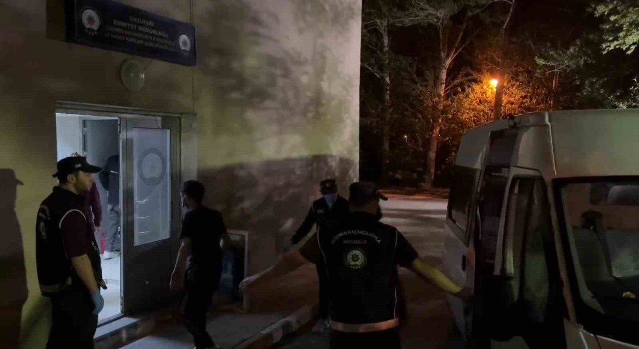 Erzurumda göçmen kaçakçılığı operasyonu