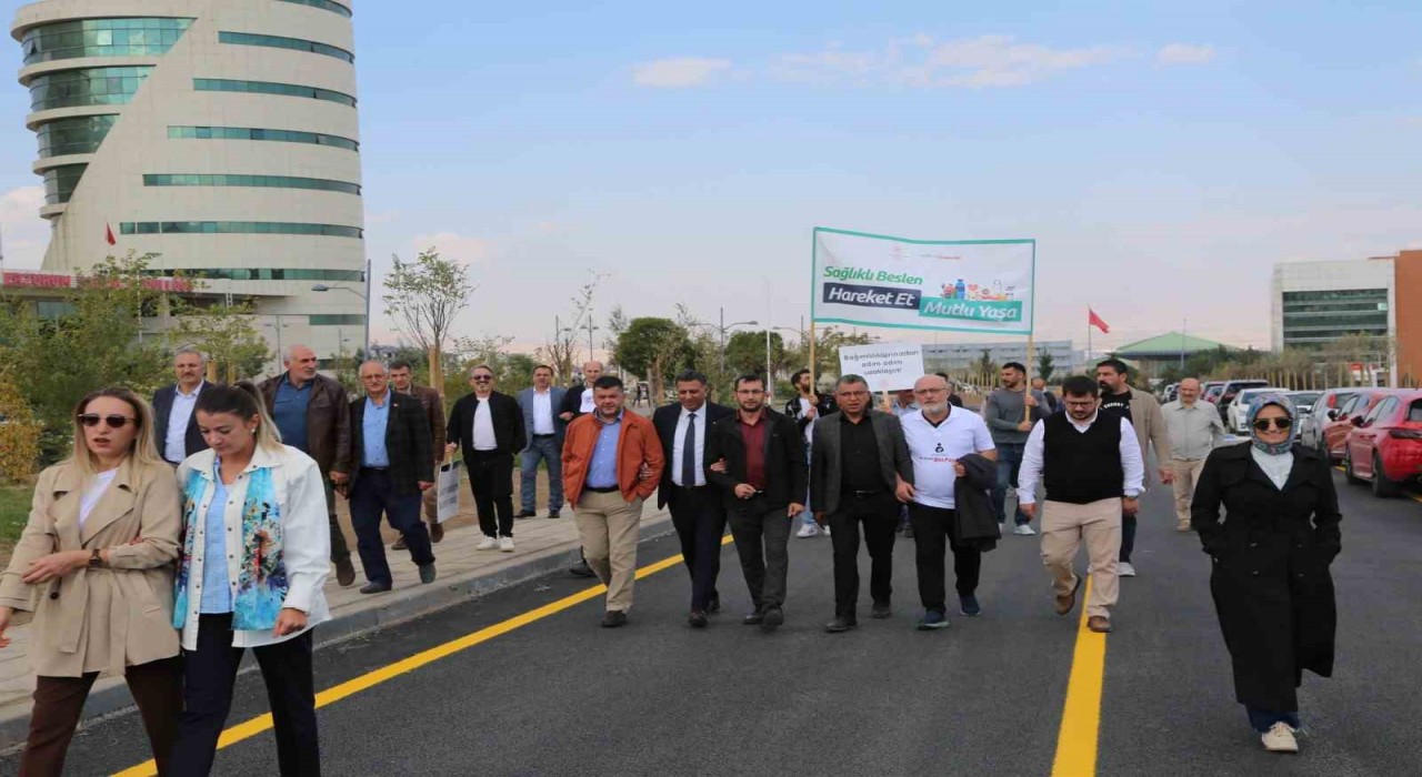 Erzurumda sağlıklı yaşam mesajı