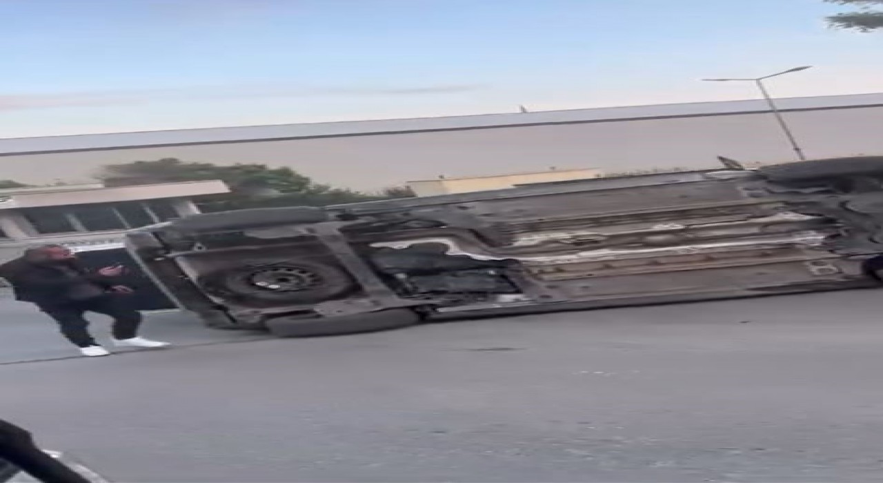 Esenyurtta trafik tartışması kaza ile sonuçlandı