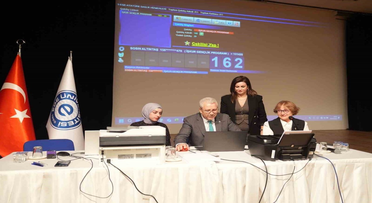 EÜde İŞKUR Gençlik Programına katılacak öğrenciler kura ile belirlendi