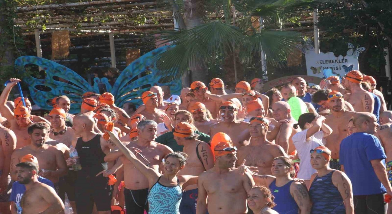 Fethiyede Açık Su Yüzme Yarışı gerekleştirildi