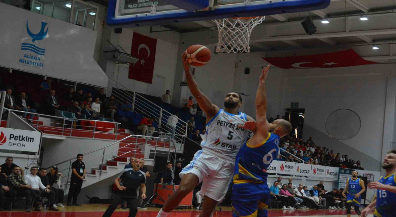 FIBA Avrupa Kupası: Aliağa Petkimspor: 85 - CSM Corona Brasov: 74