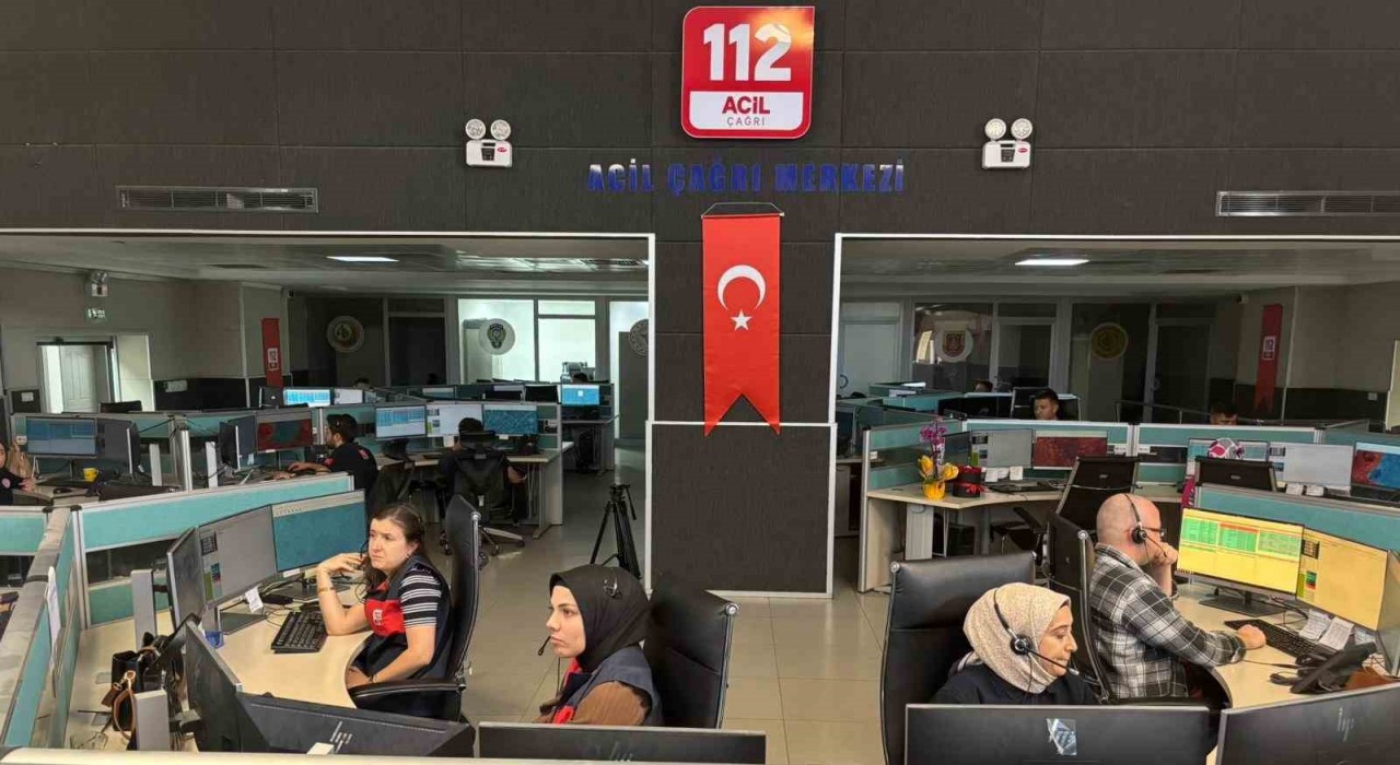 Gaziantepte 112ye 8 ayda 1,7 milyon asılsız ve gereksiz çağrı geldi