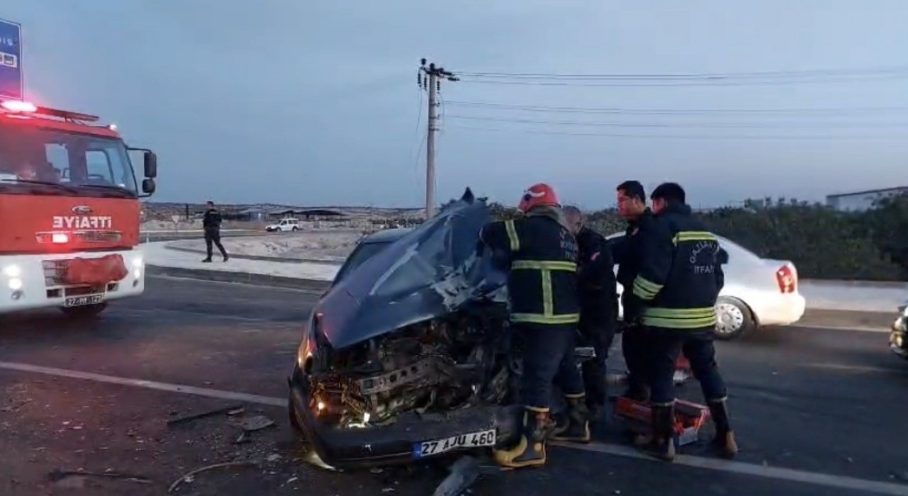 Gaziantepte 5 aracın karıştığı zincirleme kaza: 3 yaralı