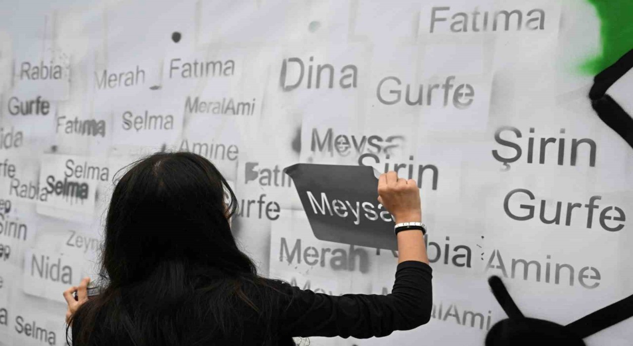 Gaziosmanpaşada İsrailin Filistinde öldürdüğü 18 bin çocuk için anma etkinliği düzenlendi