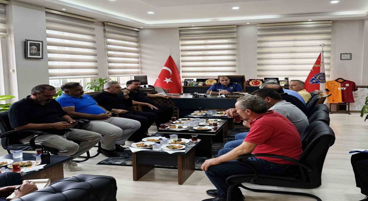 Gazipaşada muhtarlarla Huzur Toplantısı yapıldı