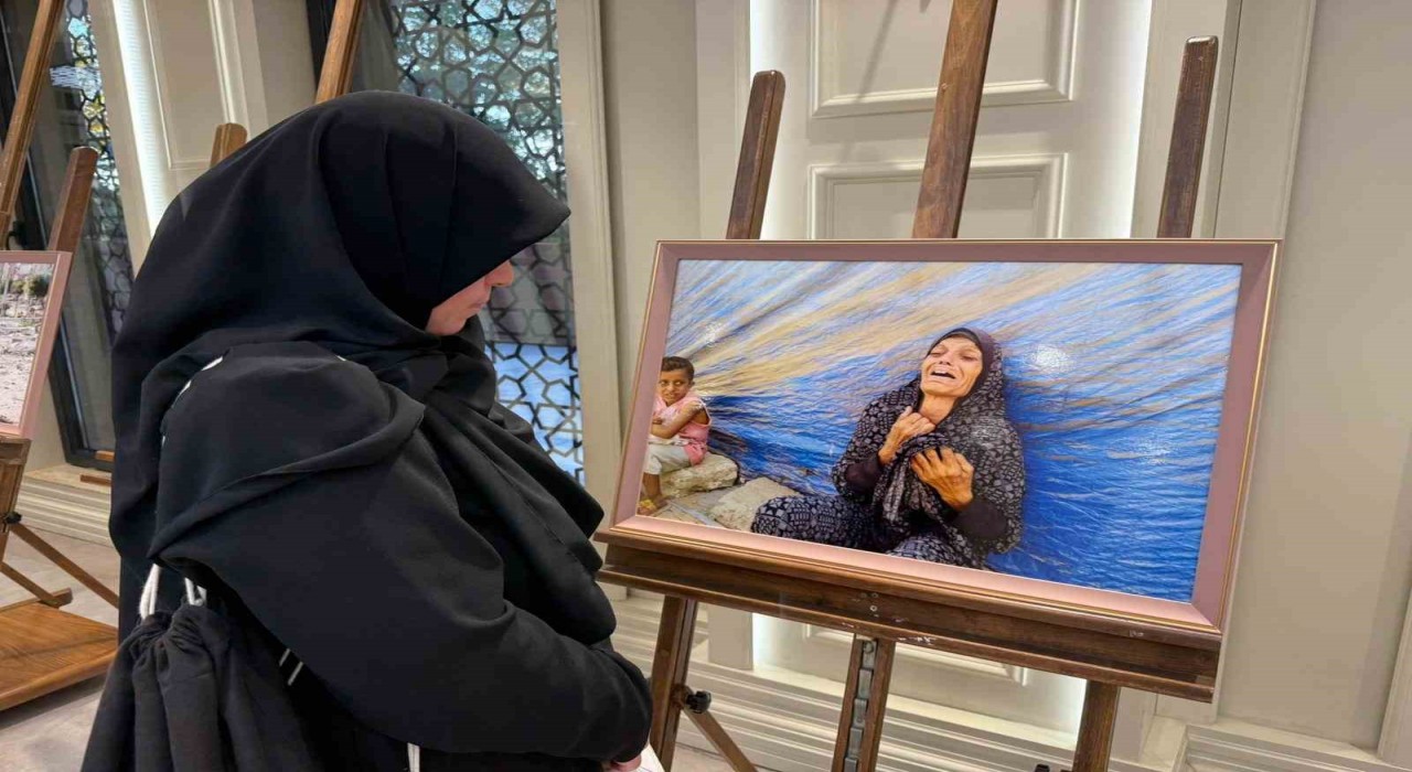 Gazze Fotoğraf Sergisi duygusal anlara sahne oldu