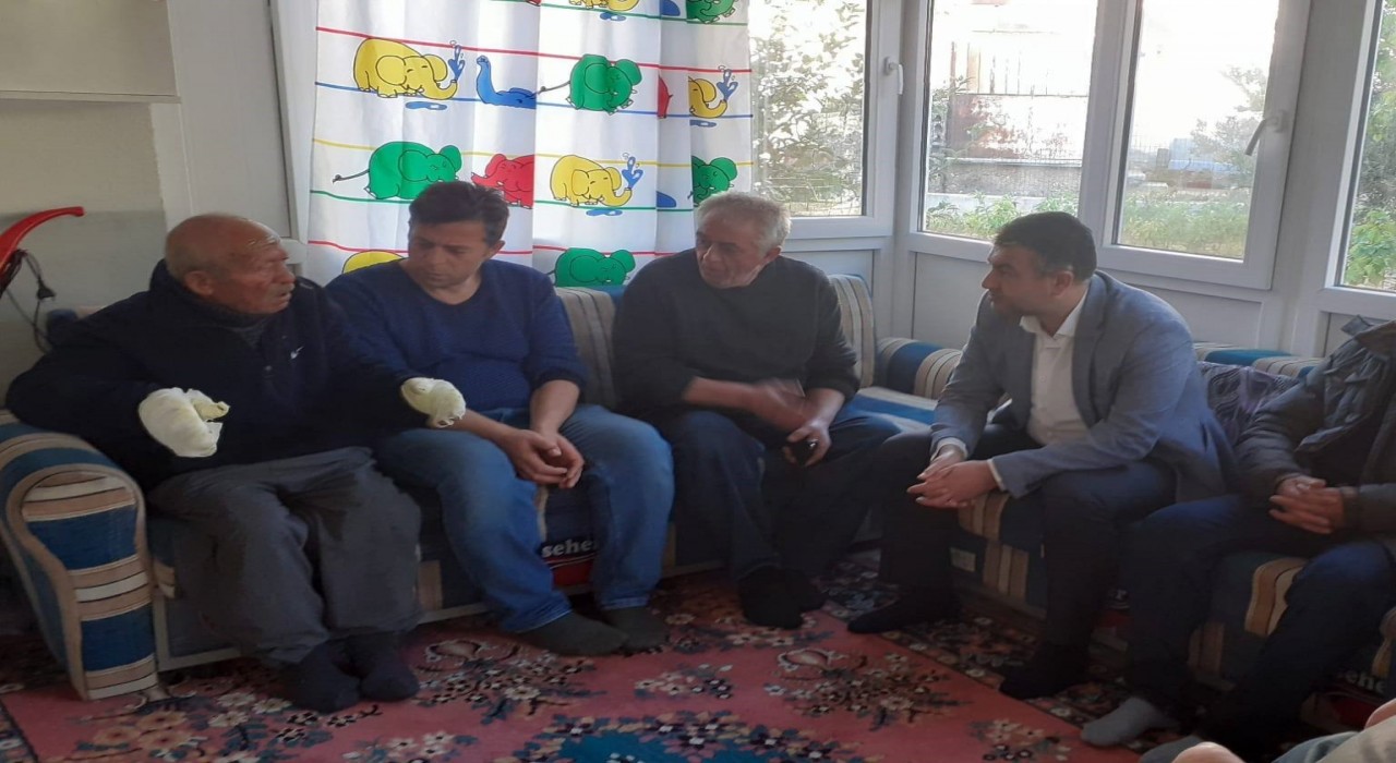 Gedizde korkutan yangın