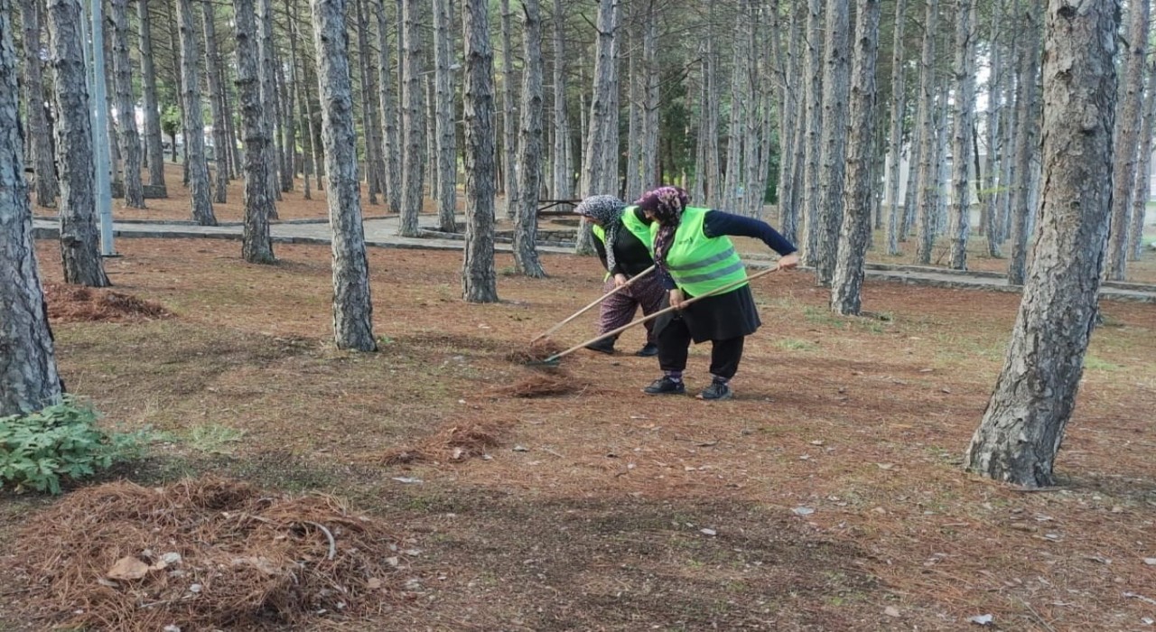 Gedizin parkları yenileniyor