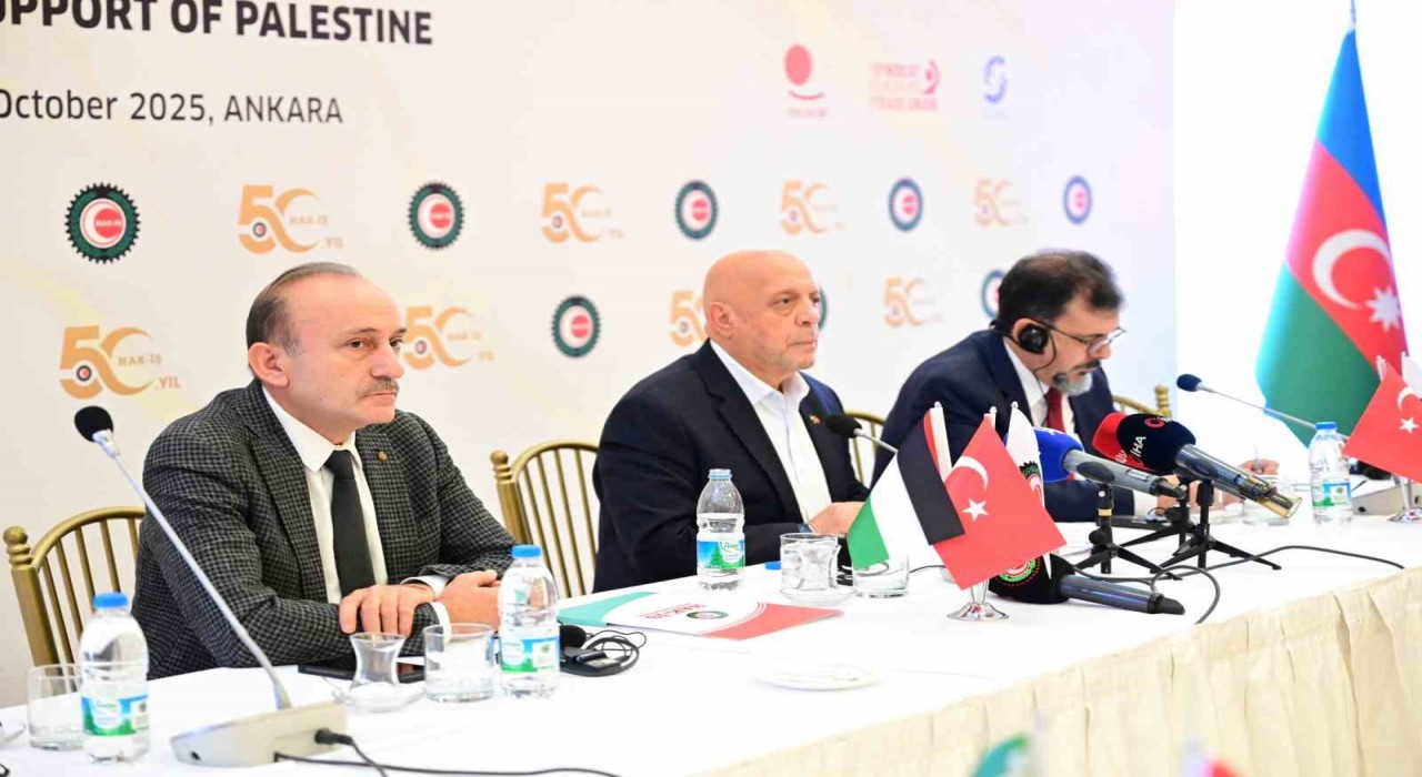 HAK-İŞ Başkanı Arslan: HAK-İŞ, Filistin ve Gazzede yapılan katliamlara ve soykırıma karşı net bir tavır ortaya koymuştur