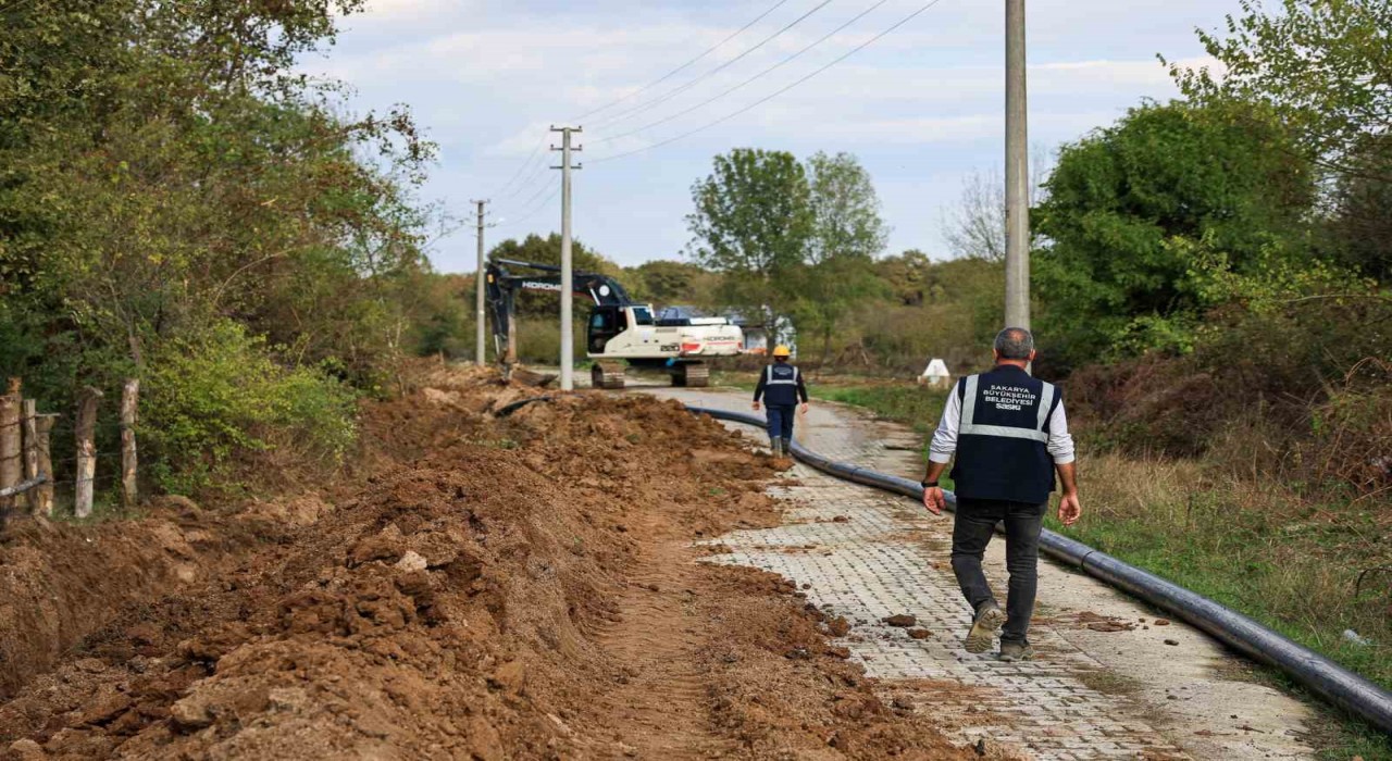 Hendekte kesintisiz içme suyu taşıyacak hat devreye alınıyor