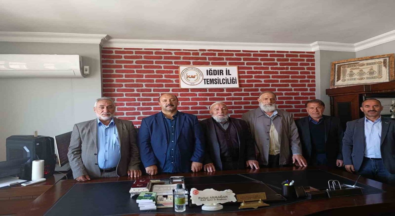 Iğdırdaki aşiret liderleri ve kanat önderlerinden İsraile tepki