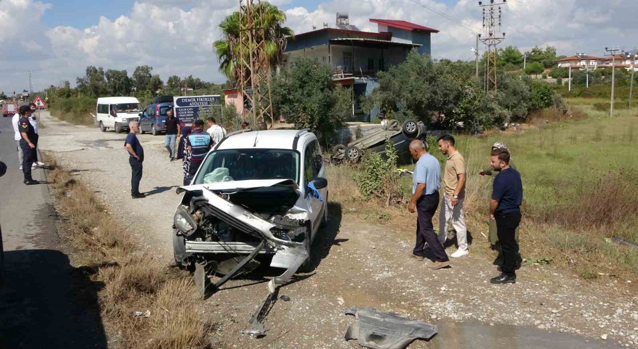 İki kuzenin kullandığı araçlar çarpıştı: 1 yaralı