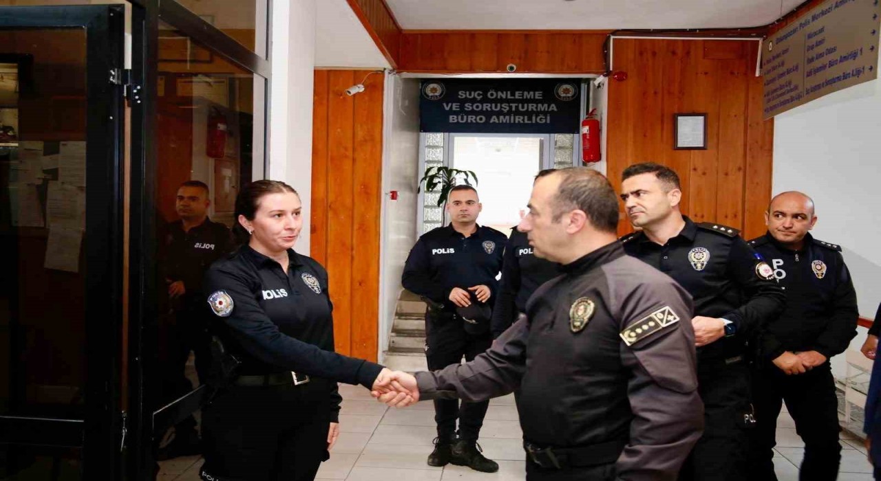 İl Emniyet Müdürü Yılmazdan polis merkezi amirliklerine ziyaret