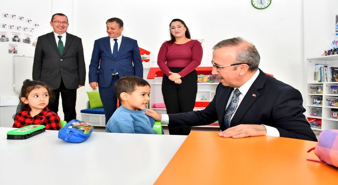 İl Müdürü Aydın, Kutipoğlu Anaokulunu ziyaret etti