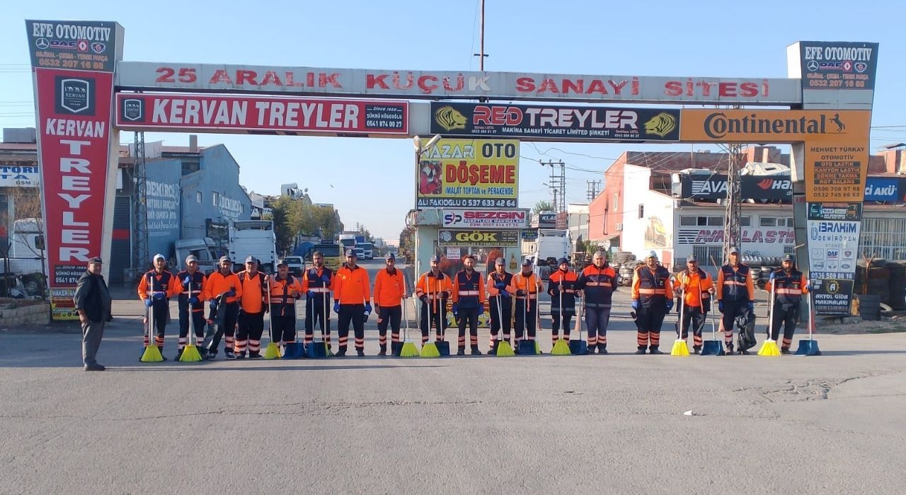 İlçede Sanayi Bölgelerinde Dev Temizlik Seferberliği