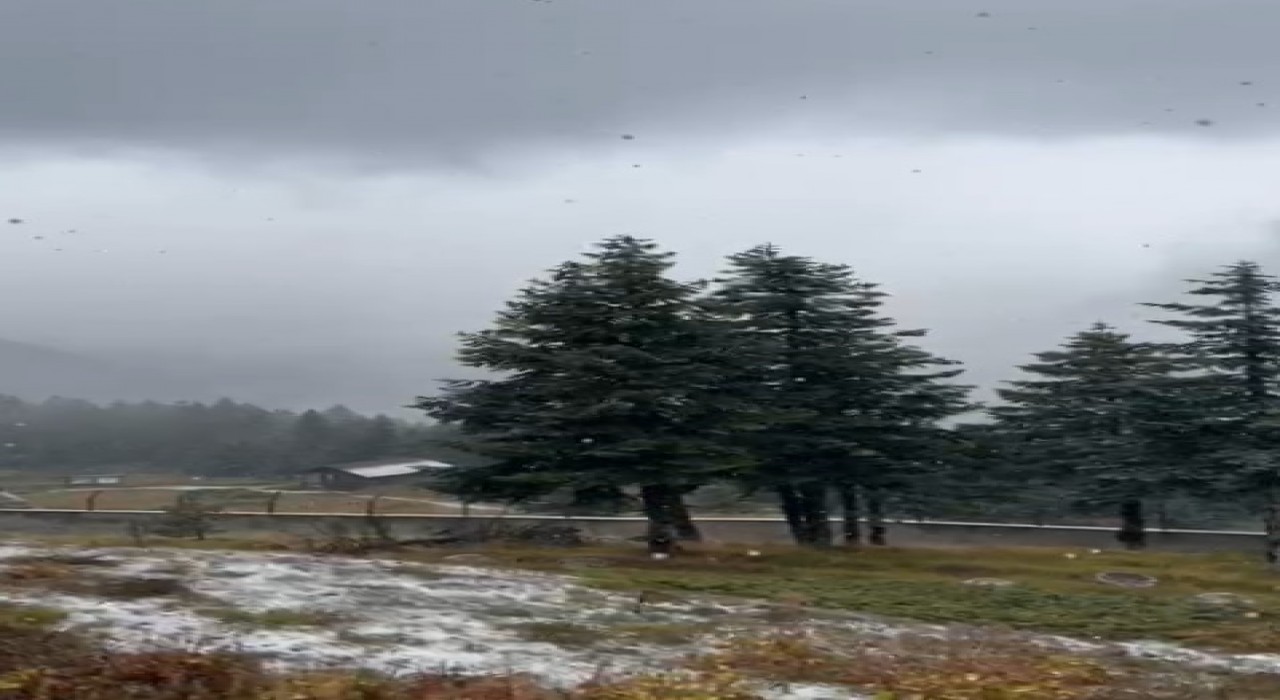 Ilgaz Dağında kar yağışı etkili oluyor