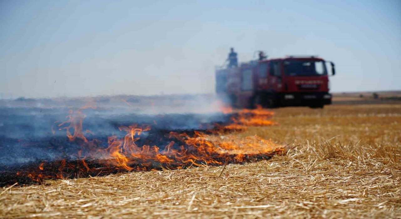 İpsala Kaymakamlığından anız yakanlara uyarı: Ceza kesmekten yorulduk, bu görüntüler İpsalamıza yakışmıyor