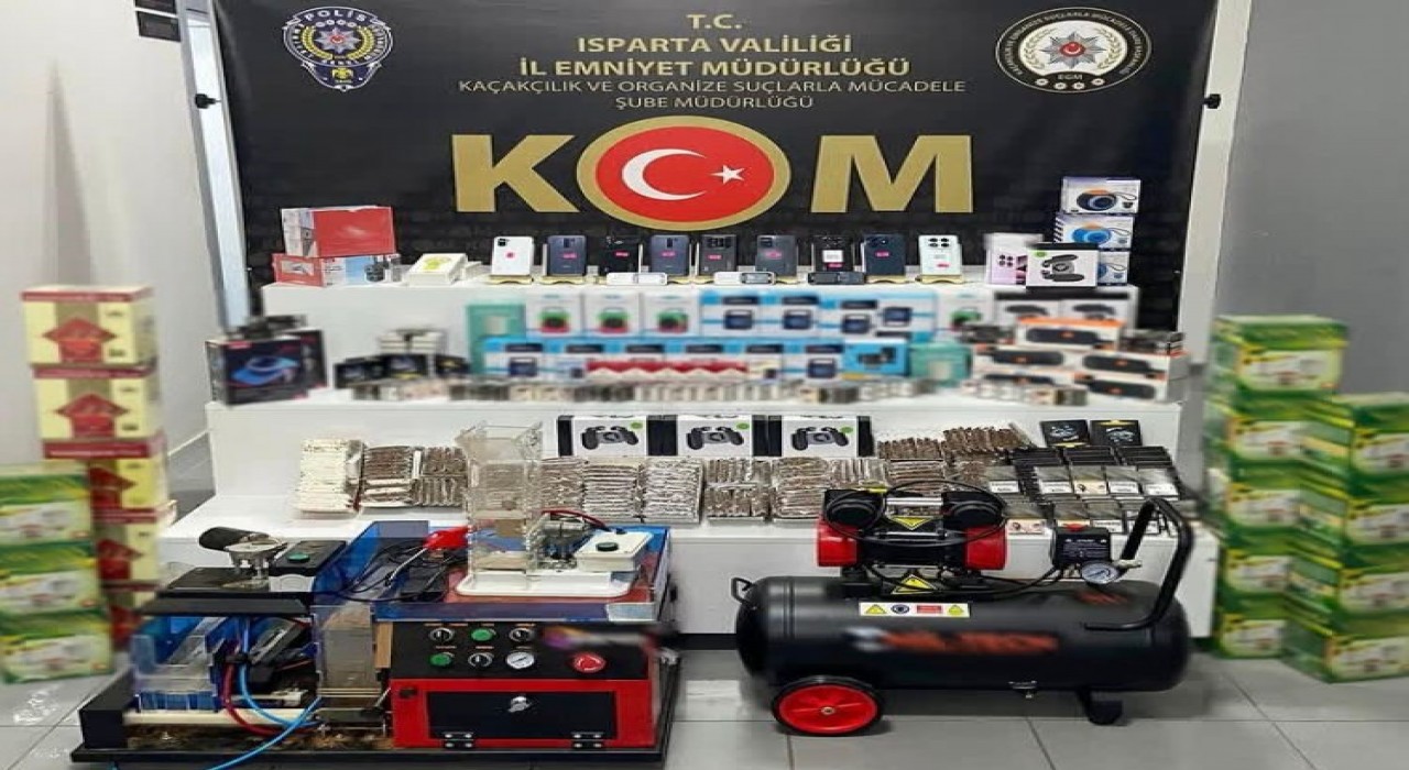 Ispartada kaçak ürün operasyonu
