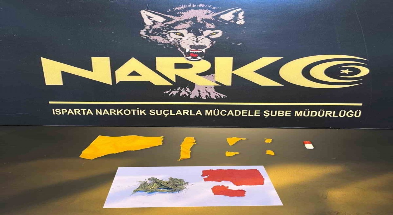 Ispartada uyuşturucu operasyonu: 2 gözaltı
