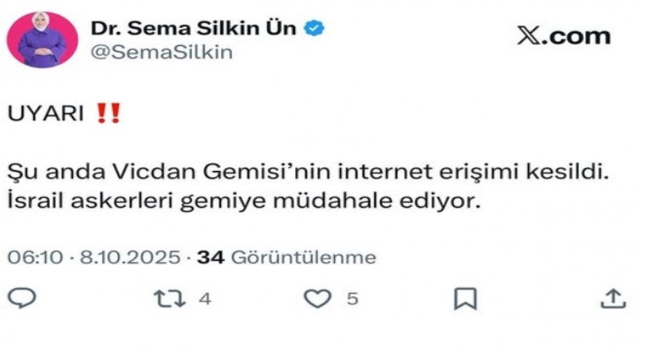İsrail askerleri Milletvekili Ünün de bulunduğu Vicdan gemisine müdahale etti