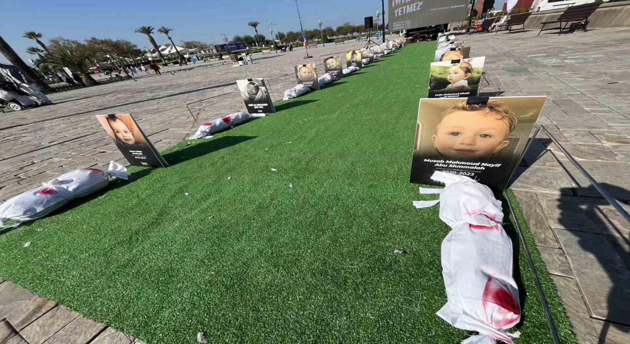 İzmirde Vicdan Sergisi ile Gazzenin acısına dikkat çekildi