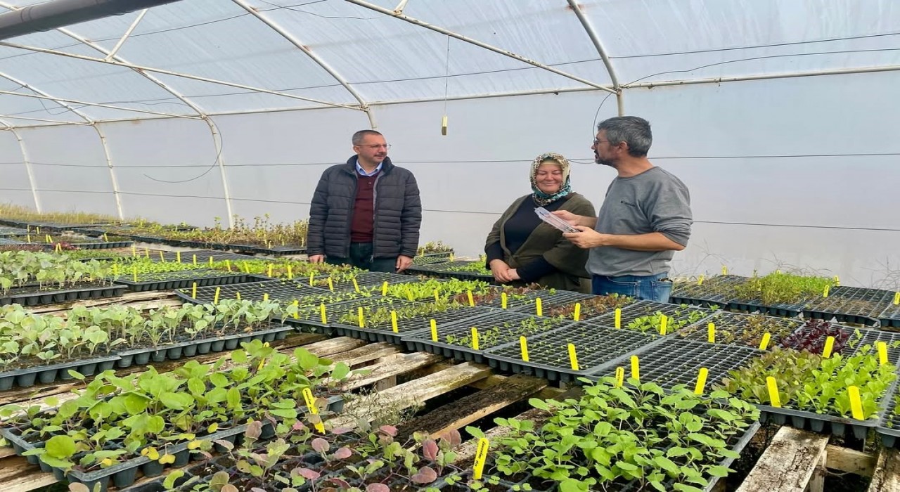 Kadın çiftçiler üretime güç katıyor