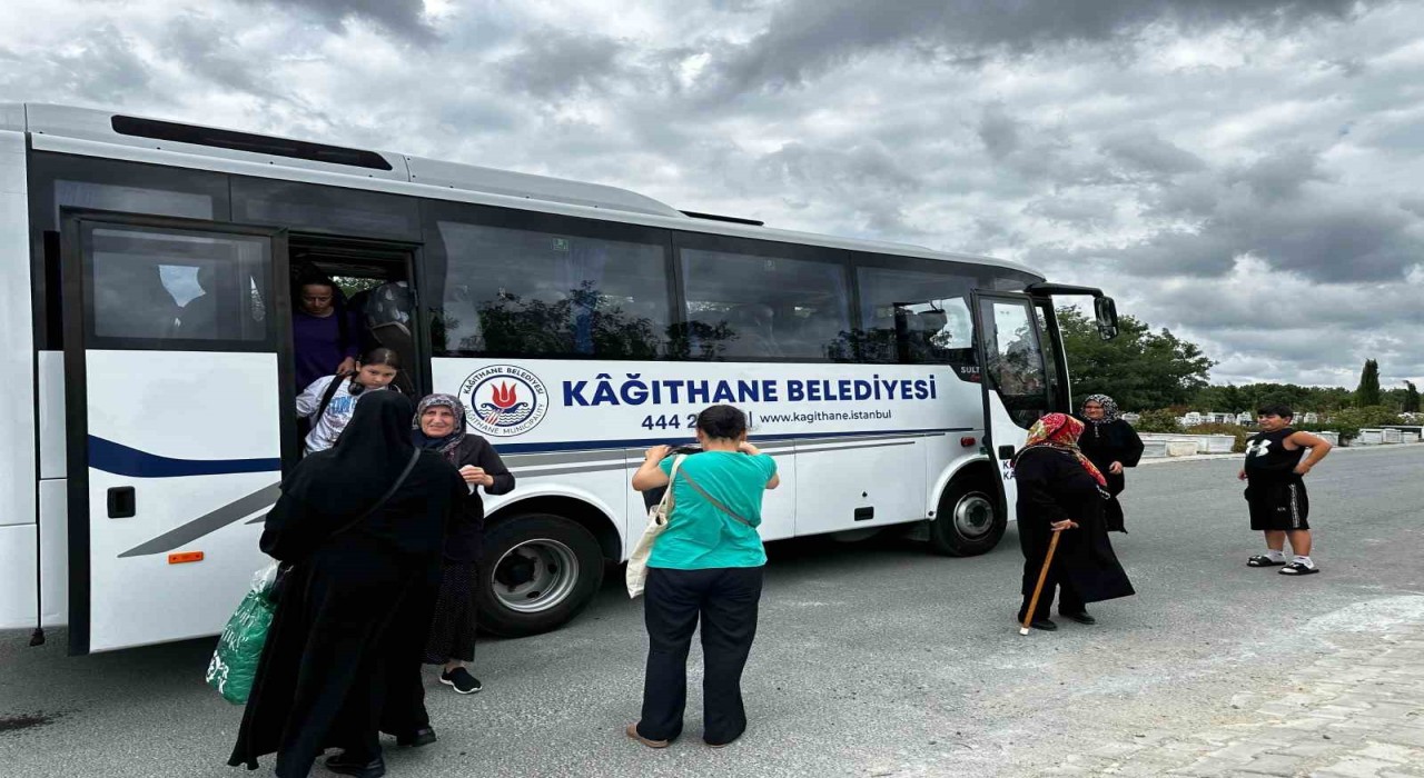 Kağıthane Belediyesinden mezarlık ziyaretlerine kolay ulaşım