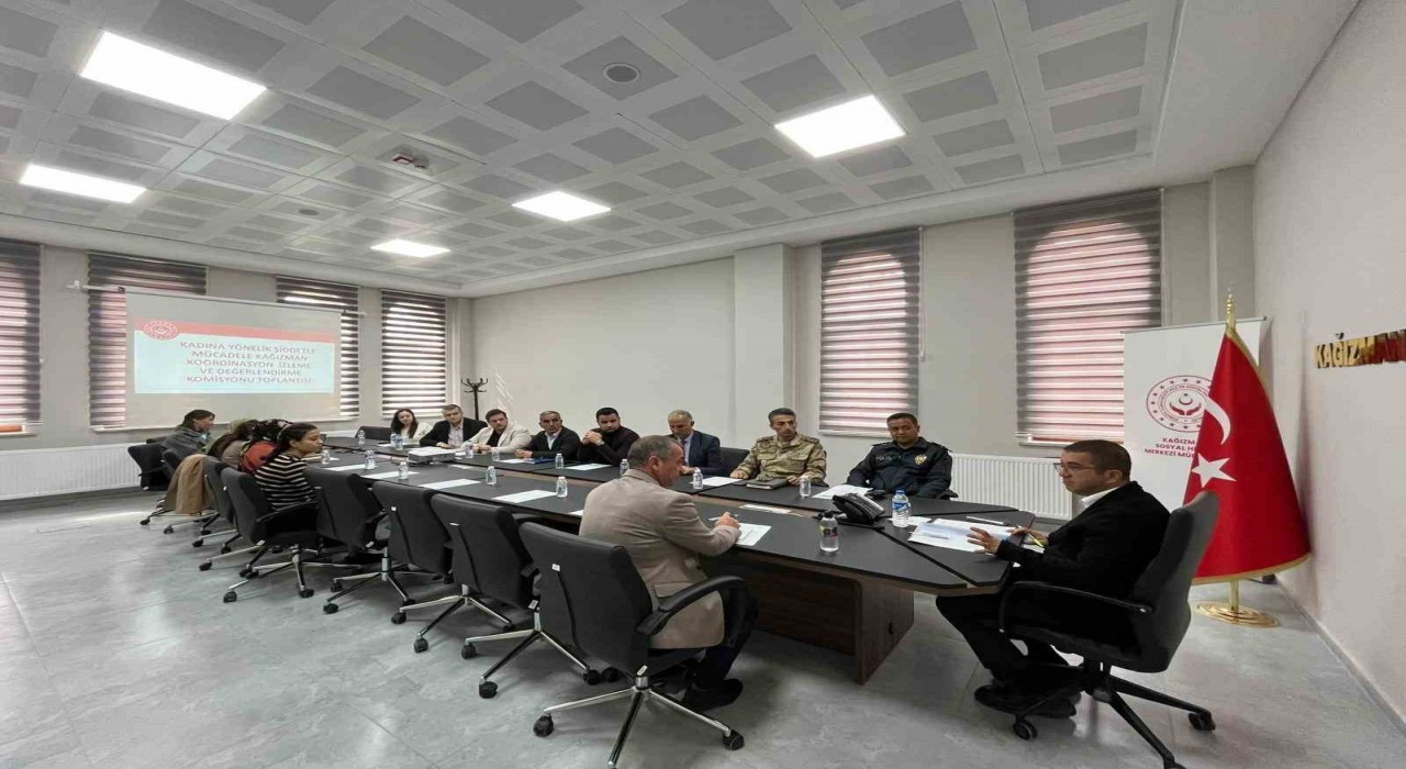 Kağızmanda Kadına Yönelik Şiddetle Mücadele Komisyonu toplandı