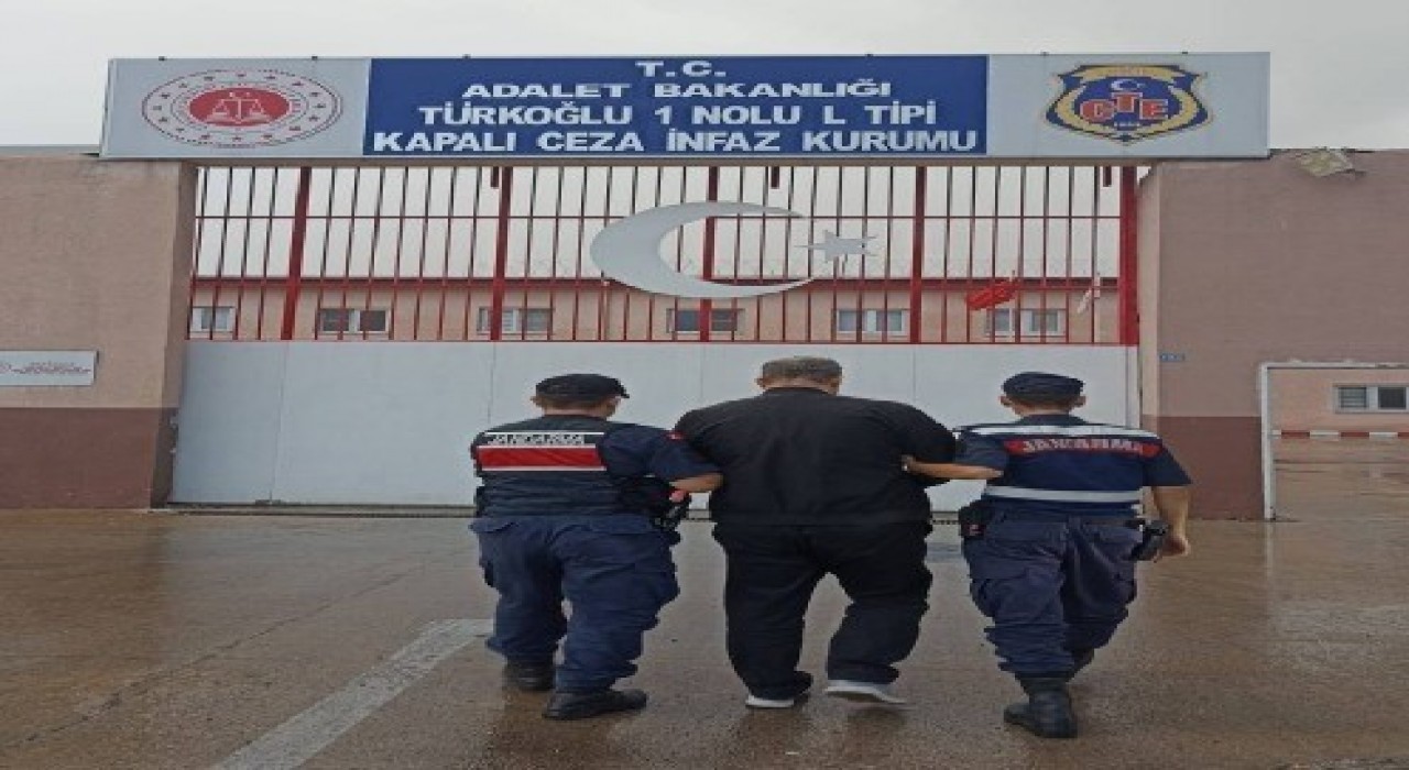 Kahramanmaraşta 13 hükümlü yakalanıp cezaevine gönderildi