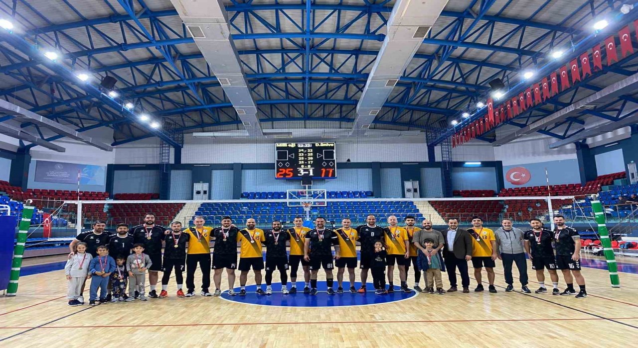 Kamu spor oyunları voleybol müsabakaları tamamlandı