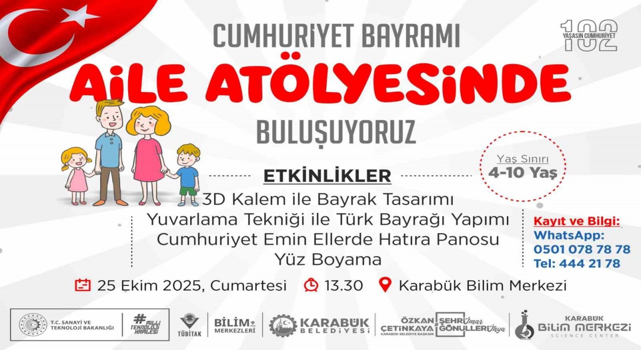 Karabük Belediyesinden 29 Ekime özel etkinlik