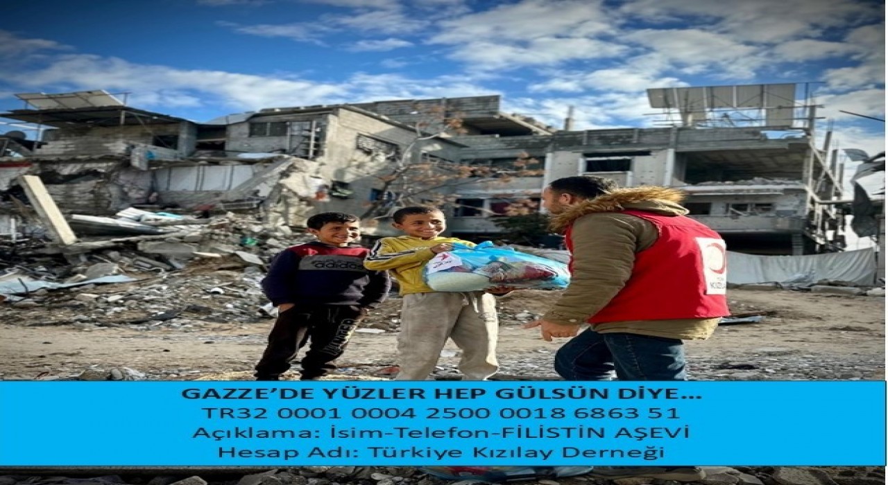 Karabük Kızılaydan Gazze için bağış kampanyası