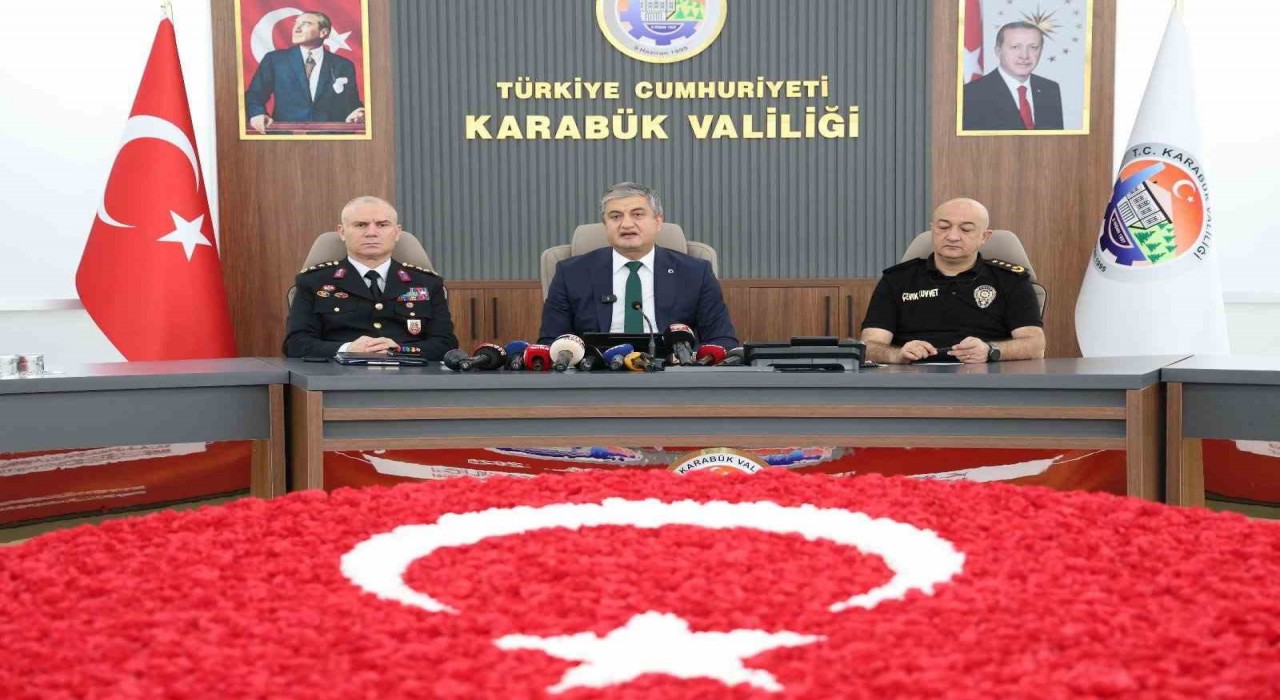 Karabükte Eylül ayı güvenlik değerlendirme toplantısı yapıldı