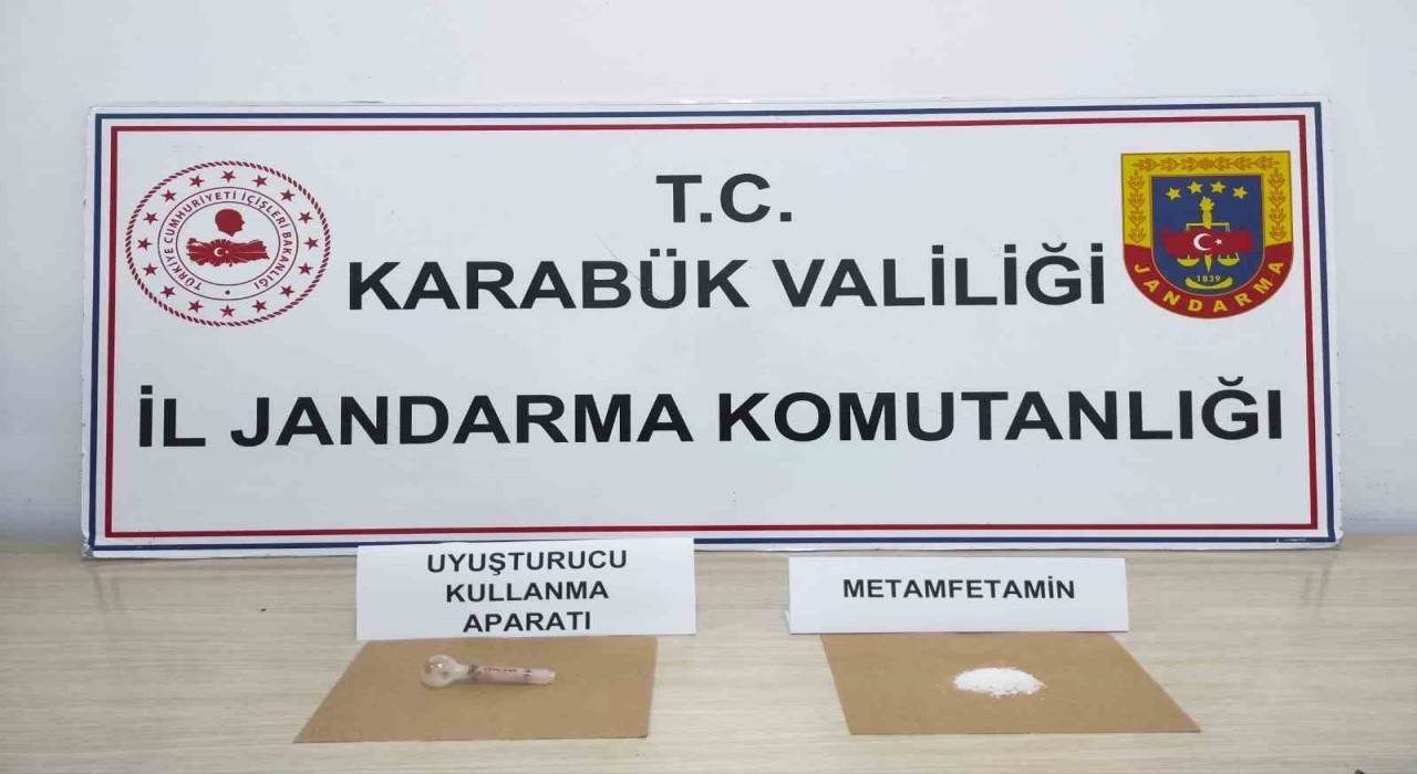 Karabükte Jandarmadan uyuşturucu operasyonu