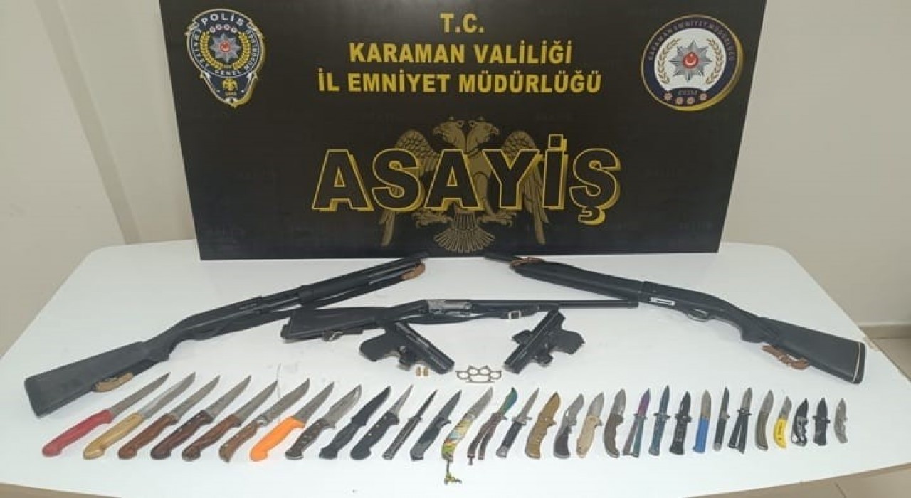 Karamanda aranan 12 kişi tutuklandı