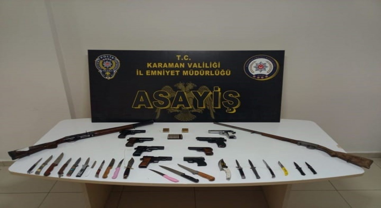 Karamanda asayiş uygulamalarında yakalanan 11 kişi tutuklandı